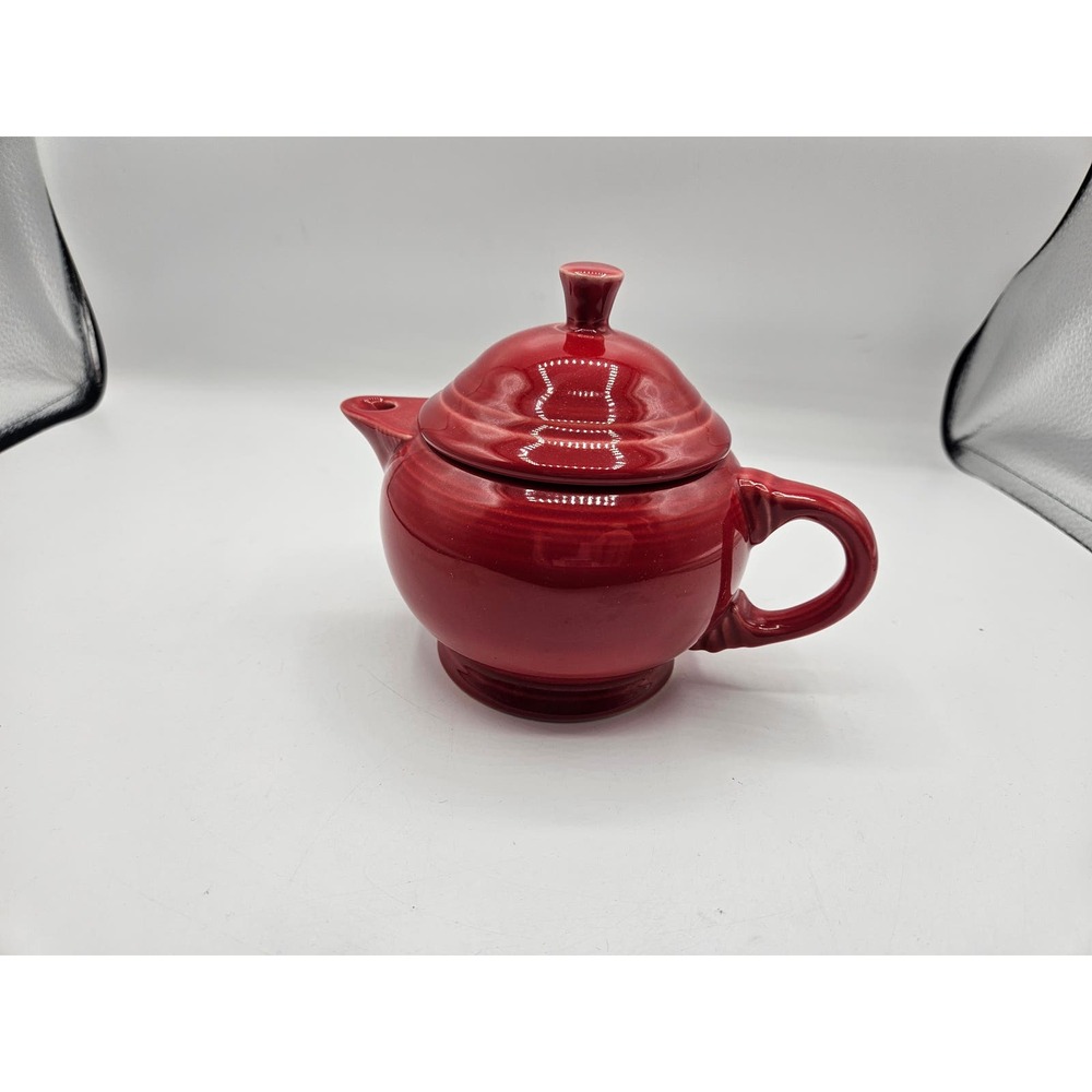 Homer Laughlin Fiestaware Small Teapot & Lid 5 inches 2 Cup Capacity - Picture 2 of 10